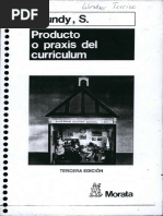 Producto o Praxis Del Curriculum