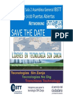 Actividades Paralelas SMAGUA IBSTT Asamblea General - Puertas Abiertas Networking - Sala 2 - 10 Marzo - Savethedate - SINZANJA PDF