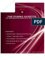 The PUMBA Gazette - March '10 Edition