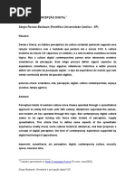 Sinestesia e Percepcao Digital
