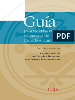 Guia para Defensores y Defensoras de Derechos Humanos