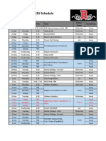 Bedford Lightning 12u Schedule 2016 2