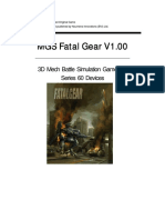 MGS Fatal Gear V1.00: 3D Mech Battle Simulation Game For Series 60 Devices