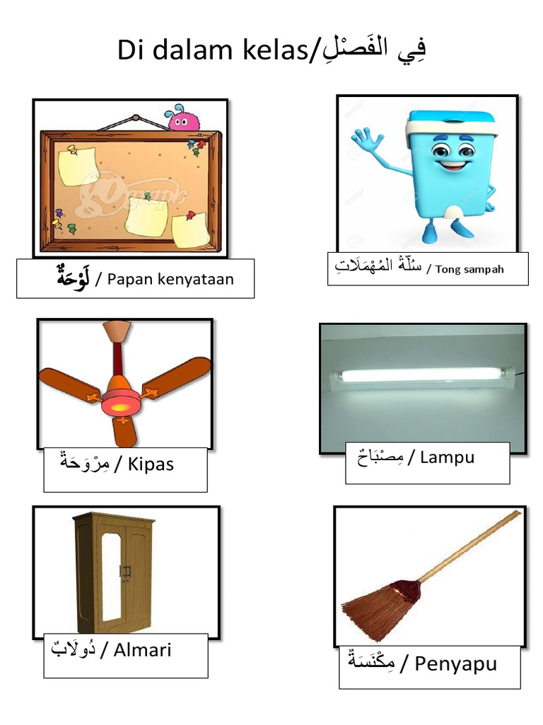 Papan Kenyataan Dalam Bahasa Arab