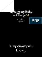 Debugging Ruby With MongoDB