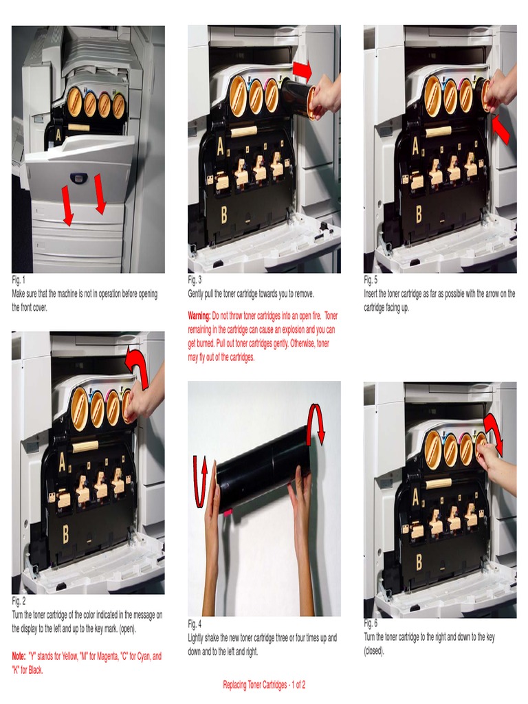 Replacing Toner Cartridges Pdf Finance Money Management