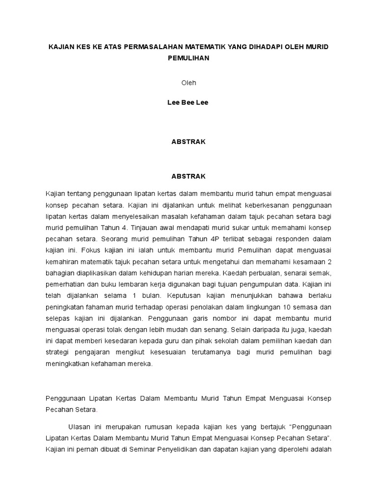 Kajian Kes  PDF