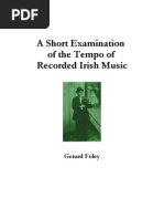 Download A Short Examination of the Tempo of Recorded Irish Music by gedfoley SN30739579 doc pdf