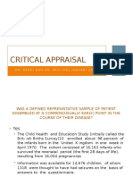 Critical Appraisal: Dr. Rendi Dan Dr. Arif (PDL Januari 2016)