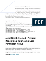 Contoh Program Java
