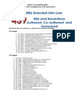 LEGIS Accomplishments 15th - 16th Congress