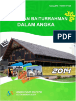 Kecamatan 020 Baiturrahman Dalam Angka 2014