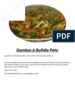 Gambas à Bulhão Pato