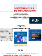 Tejido Uterino en La Etapa de Implantacion