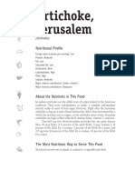 Artichoke Jerusalem - Sunchoke Nutritional Profile