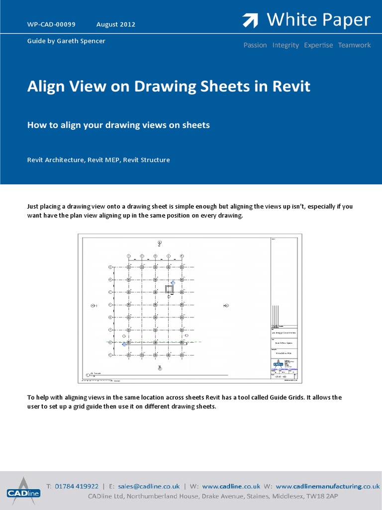 Align View on Drawing Sheets in Revit Autodesk Revit Software