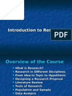 1- Introduction to Research