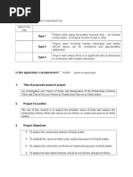 Ethical Approval Form