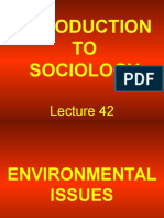 Environmental Issues in Sociology Lecture