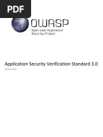 OWASP Application Security Verification Standard3.0