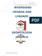 Deontología jurídica UNISANLO