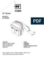 Craftsman LT2000 Bagger Installation Manual