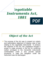 Negotiable Instruments Act