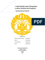 Penggunaan Lipid Sintetik Untuk Mempelajari Hubungan Antara Struktur Dan Fungsinya