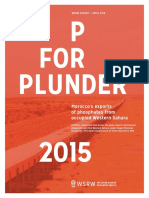 P for Plunder - 2015