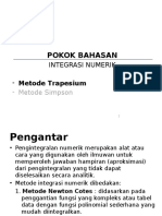 Metnum-Teori Integrasi Trapesium Simpson