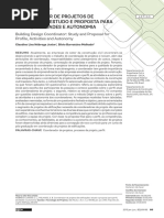 COORDENADOR DE PROJETOS DE  EDIFICAÇÕES