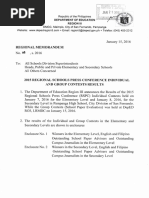 Download R-03 RM No 008 20160115 2015 Regional Schools Press Conference Individual and Group Contests Results by Raymund Magno Garlitos SN307427981 doc pdf