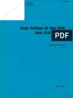 Essais Statique de Pieu Isolé Sous Charge Axiale - Méthode Essai LPC N°31