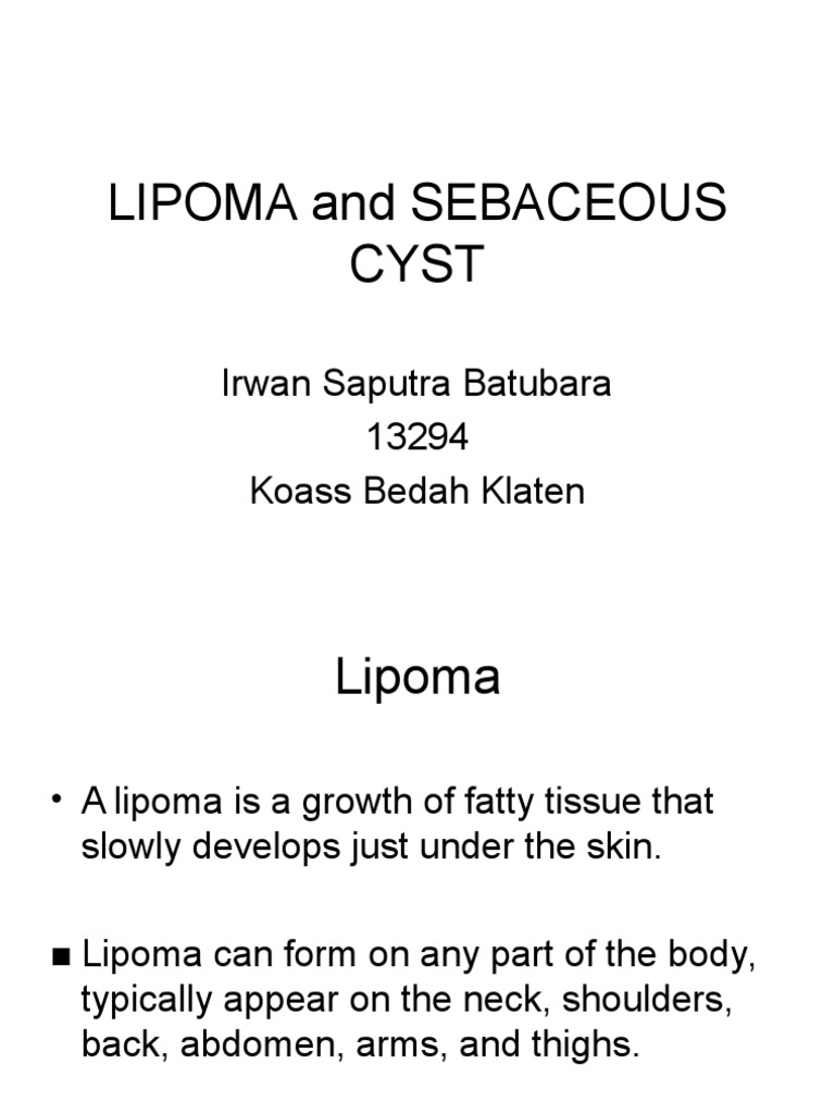 Lipoma Sebaseus Cyst Pdf Surgical Suture Clinical Medicine