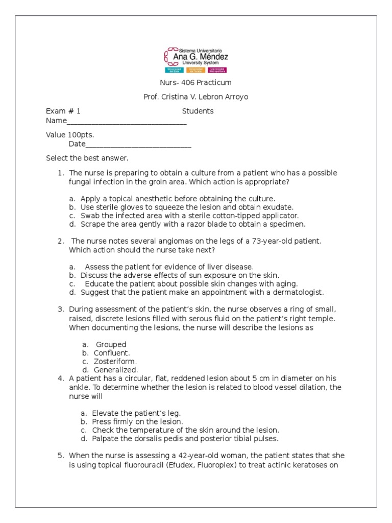 Understanding the Practicum Exam | PDF | Thyroid Stimulating Hormone ...