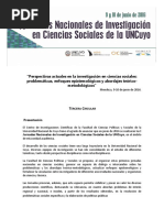 III Circular Jnics Uncuyo
