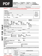 Philippine Passport Application Form