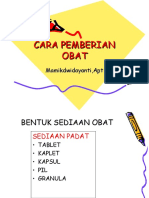 Cara Pemberian Obat FKM