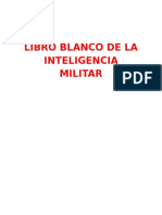 Libro Blanco de La Inteligencia Militar