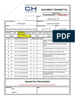 Document Transmittal: Issued For Information