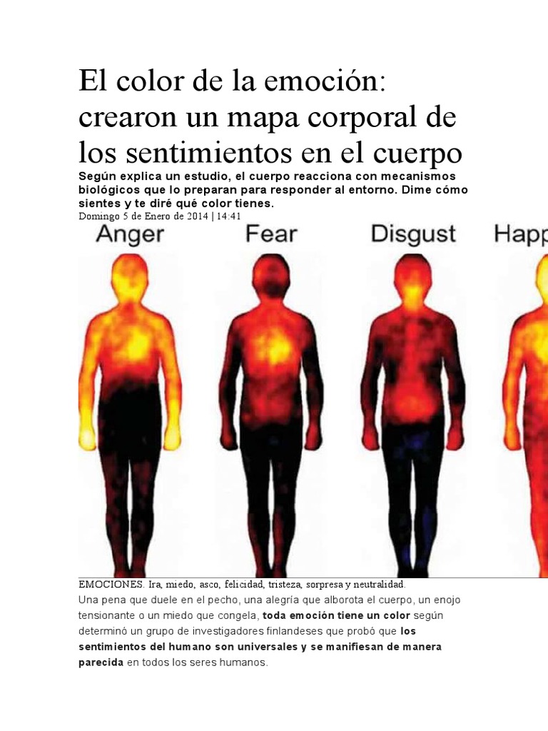 El Color de La Emoción | PDF | Las emociones | Temor