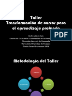 Taller Transformación de Cursos