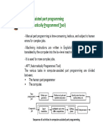 Computer Assisted Part Programming