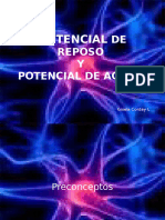 Potencial de Reposo y Potencial de Accion