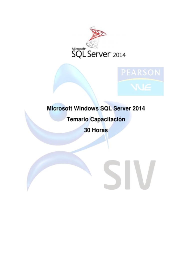 Curso de Administración SQL Server 2014 | PDF | Servidor SQL de ...