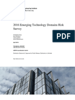 2016 Emerging Technology Domains Risk Survey