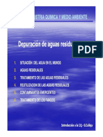 Industria Química y Medio Ambiente. Depuración de Aguas Residuales