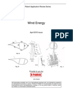 Wind Energy - April 2010 USPTO Published Patent Applications