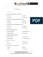 Test Paper Trigonometric Functions and Equations PDF