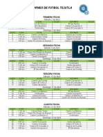 Torneo de Futbol Tejutla